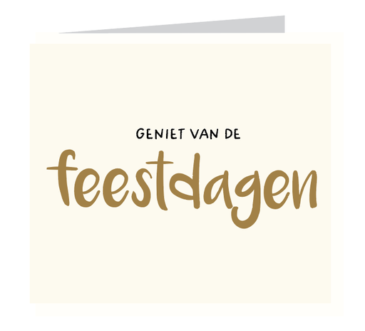 [BX008] Geniet van de feestdagen