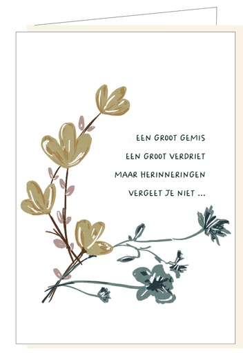 [MM1092] Een groot gemis, een groot verdriet