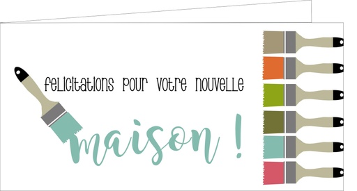 [FSA0619 A] Félicitations pour votre nouvelle maison