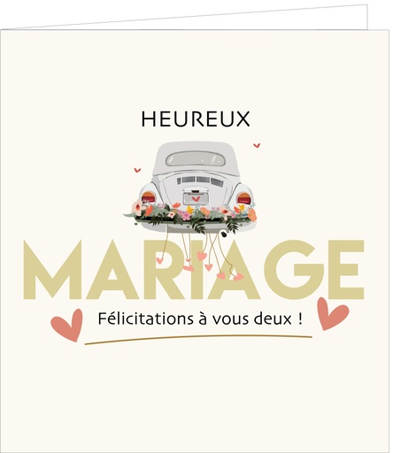 [CAMF213] Heureux Mariage Félicitations à vous deux