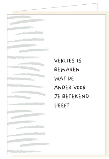 [MM1086] Verlies is bewaren wat de ander voor je betekend heeft