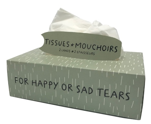 [TD001] Tissuebox For happy or sad tears