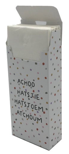 [ZD006] Zakdoekdoosje achoo/hatsjie hatsjoem/atchoum