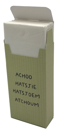 [ZD007] Zakdoekdoosje achoo/hatsjie hatsjoem/atchoum 