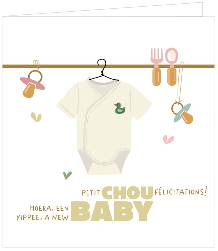[CAM239] Hoera een baby, Petit chou félicitations, Yippee, a new baby