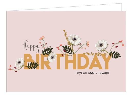 [WM030] Happy Birthday/Joyeux Anniversaire