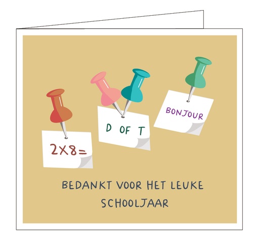 [5240] Bedankt voor het leuke schooljaar