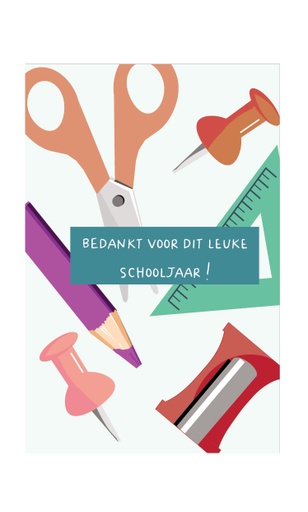 [NQE097] Bedankt voor dit leuke schooljaar