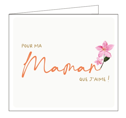 [OCCF2075] Pour ma maman que j'aime