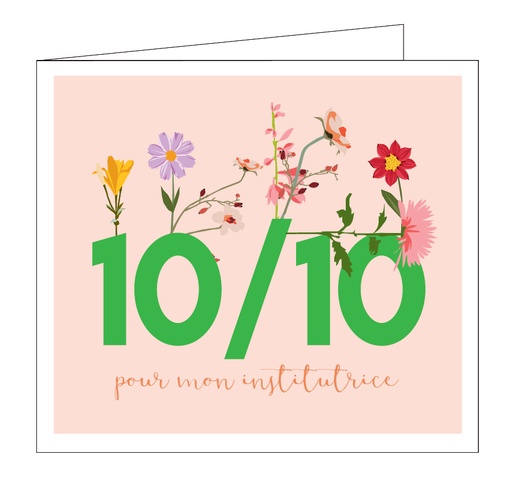 [OCCF2092] 10/10 pour mon institutrice