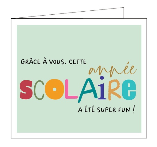 [OCCF2094] Grâce à vous, cette année scolaire a été super fun !