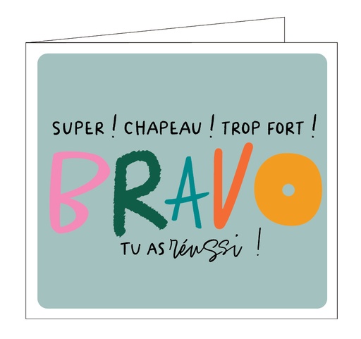 [OCCF2098] Super!Chapeau!Trop fort!Bravo! Tu as réussi!