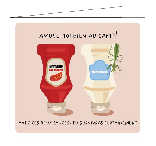 [KAF010] Amuse-toi bien au camp! Avec ces deux sauces,  tu surviras certainement