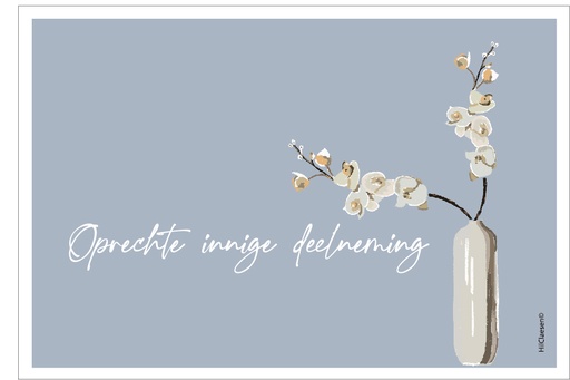 [PR025] Oprechte innige deelneming