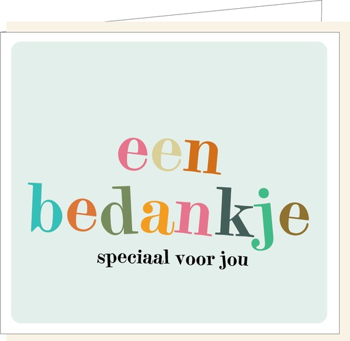 [E993] Een bedankje speciaal voor jou