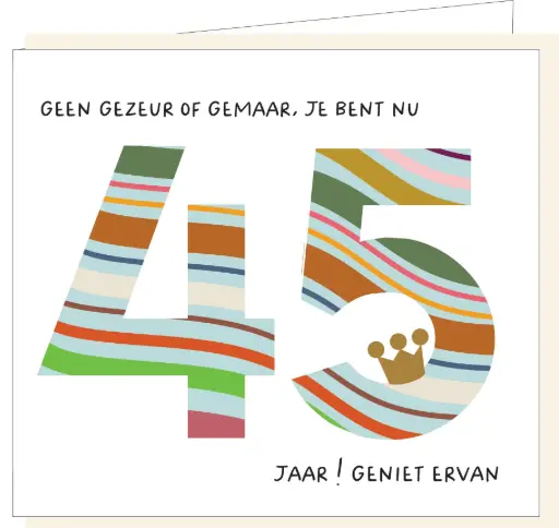 [AG1229] 45 jaar