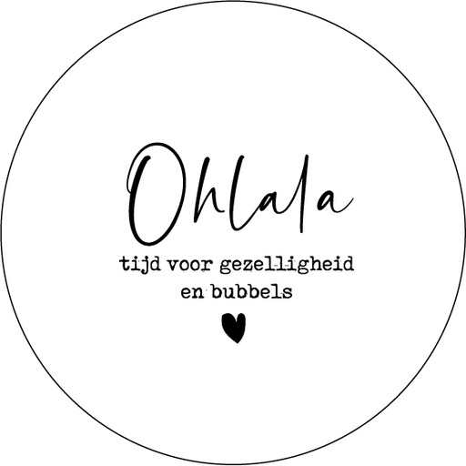 [BV009] Bierviltje Ohlala, tijd voor gezelligheid en bubbels