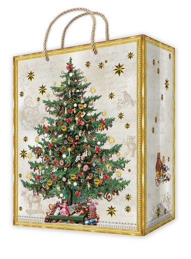 [LXT005M] luxezakje kerst quire medium