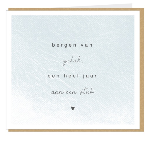 [KMX058] bergen van geluk, een heel jaar aan een stuk