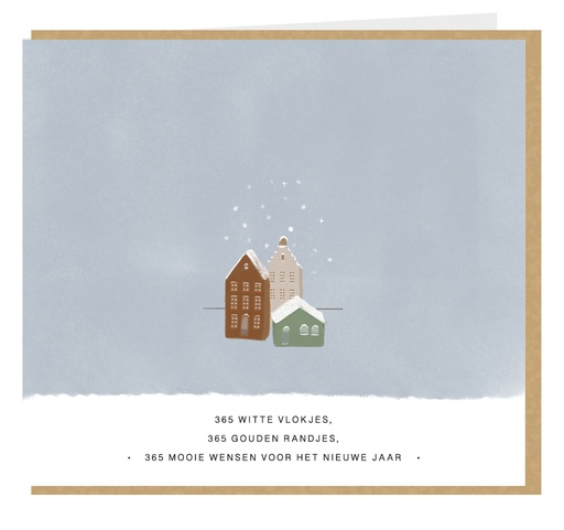 [KMX055] 365 witte vlokjes, 365 gouden randjes....